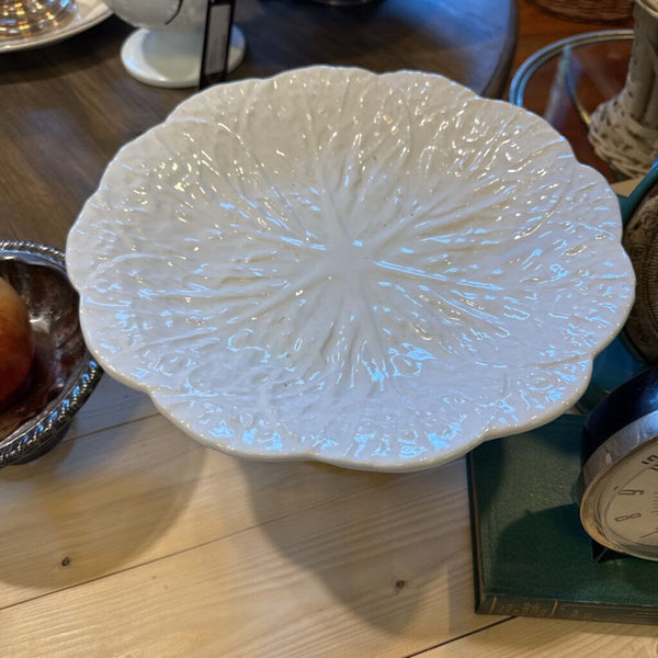 White Cabbage Cake Stand as found