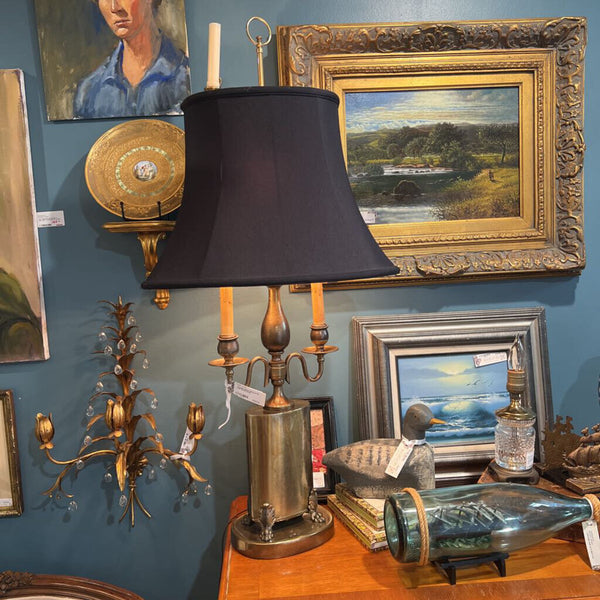 VINTAGE FRENCH BOUILLOTTE LAMP BRASS BASE