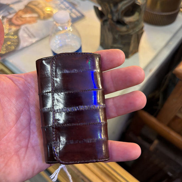 Vintage eel skin key wallet