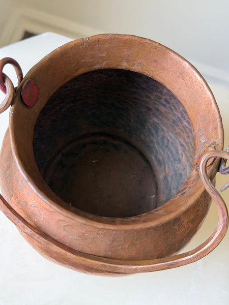 0208 Copper Handled Pot
