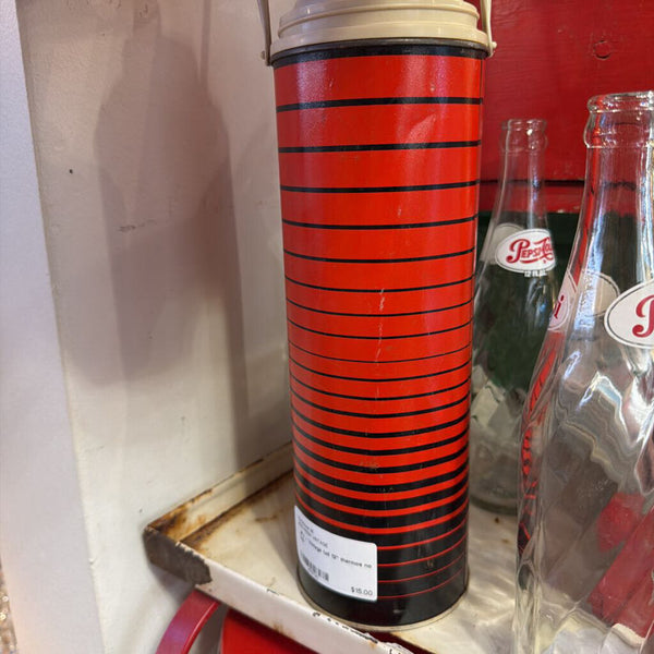 JFV ~ Vintage tall 12" thermos no cap