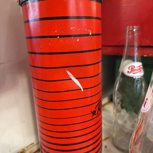 JFV ~ Vintage tall 12" thermos no cap