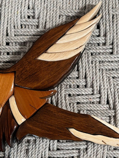 Beautiful Wooden Mallard Wall Hanging