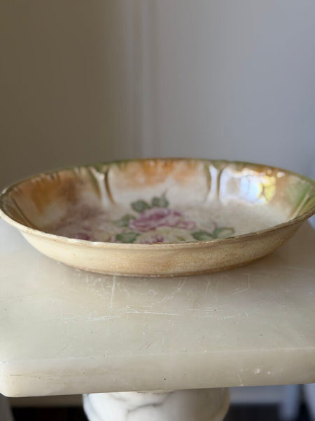 1555 Antique Ironstone Rose Bowl