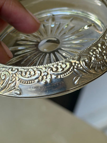 1559 Frank Whiting Sterling Silver Coasters (4)