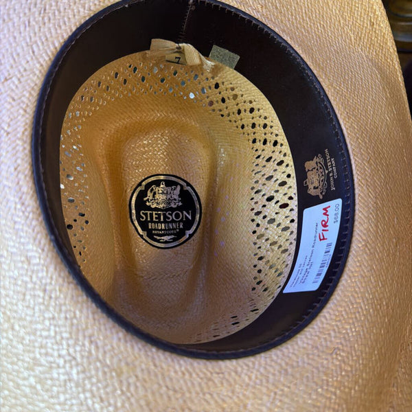 Vintage Stetson Roadrunner Straw Hat