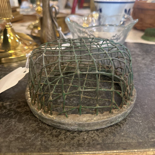 Wire Cage Floral Frog