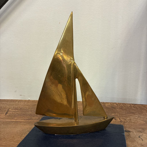 Vintage Brass Boat