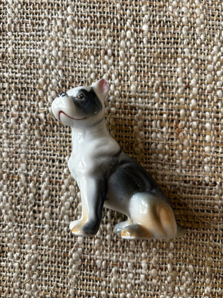 Vintage Boston Terrier Figurine