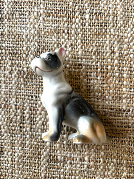 Vintage Boston Terrier Figurine