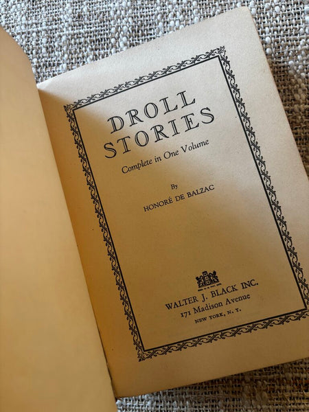 DROLL STORIES; COMPLETE IN ONE VOLUME LEATHER BOOK