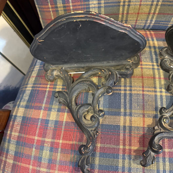 Vintage Syroco wood shelf