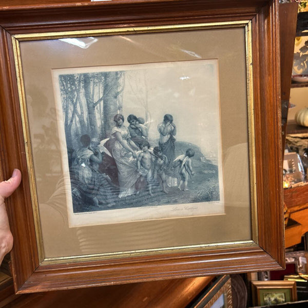 vintage Framed Art Print