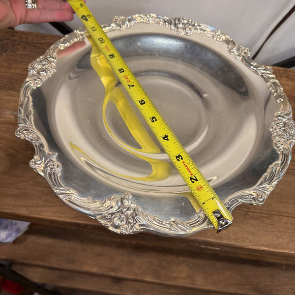 VINTAGE SILVER PLATE CAKE PLATE