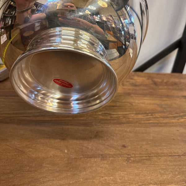LARGE SILVER FOTTED BOWL