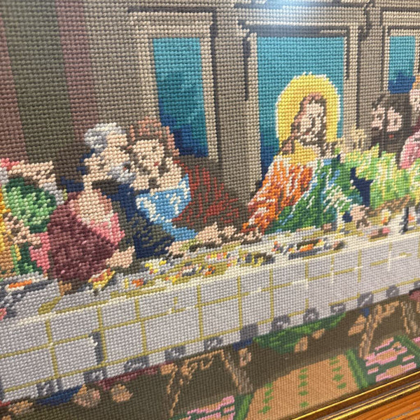 Last Supper Needlepoint 18x36
