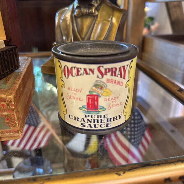 Vintage Ocean Spray tin bank
