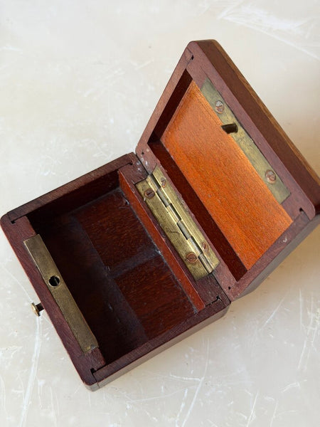 2025 Mini Wood & Brass Inlay Box
