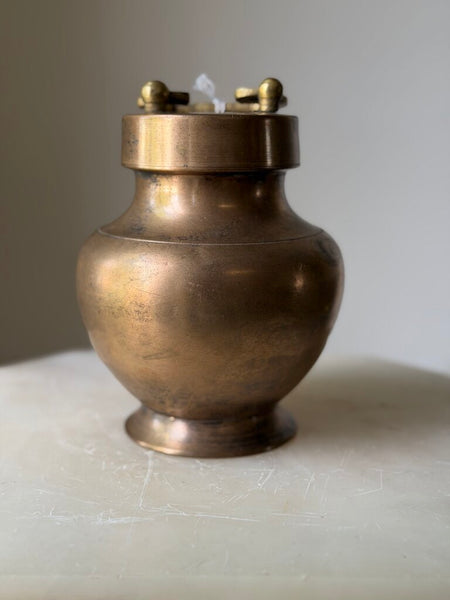 0211 Heavy Brass Water Jug (as-is)