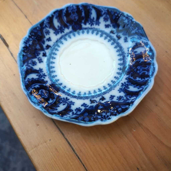 Antique English Flow Blue Plate