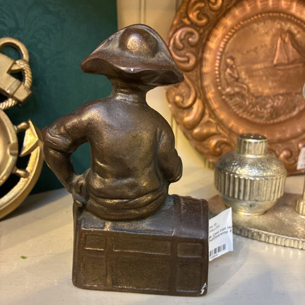Vintage Cast Iron Hubley Bookend/Doorstop 6" x 3.5"
