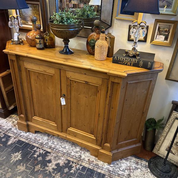 Vintage English Pine sideboard Cabinet 15x59x35T Pickup Only