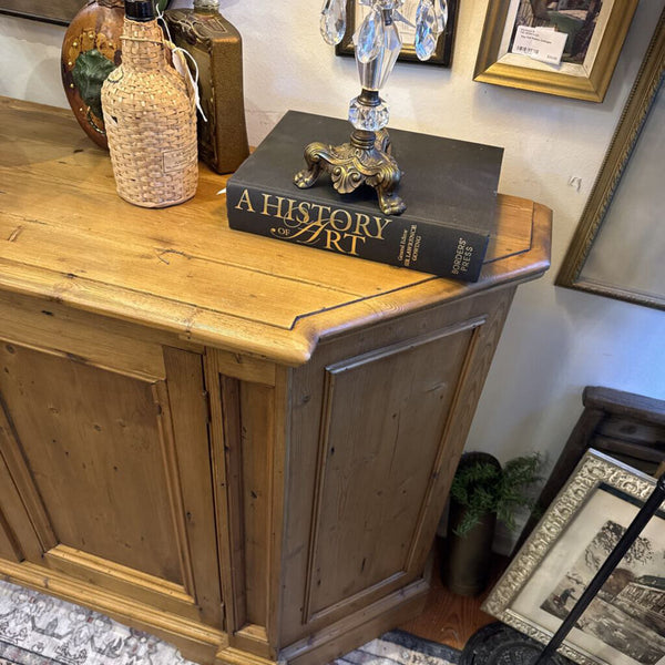 Vintage English Pine sideboard Cabinet 15x59x35T Pickup Only