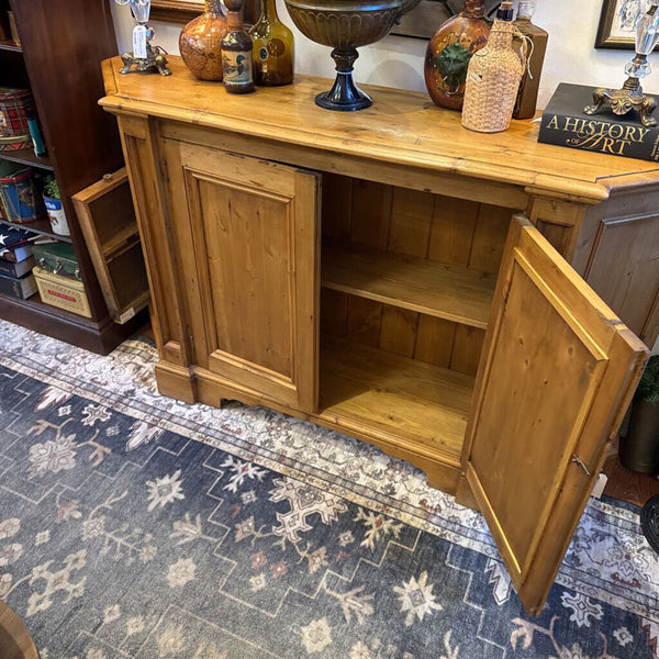 Vintage English Pine sideboard Cabinet 15x59x35T Pickup Only