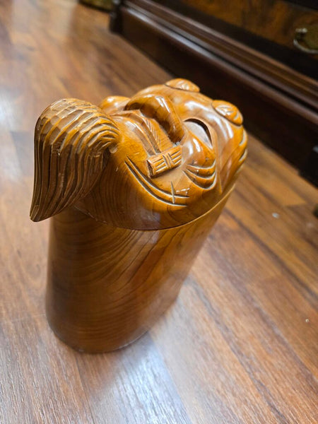 Japanese Okina Noh box 8" tall