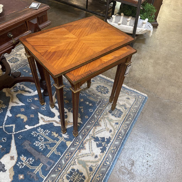 VINTAGE NESTING TABLES 23W 15D 24T AS FOUND IN STORE PICK UP ONLY