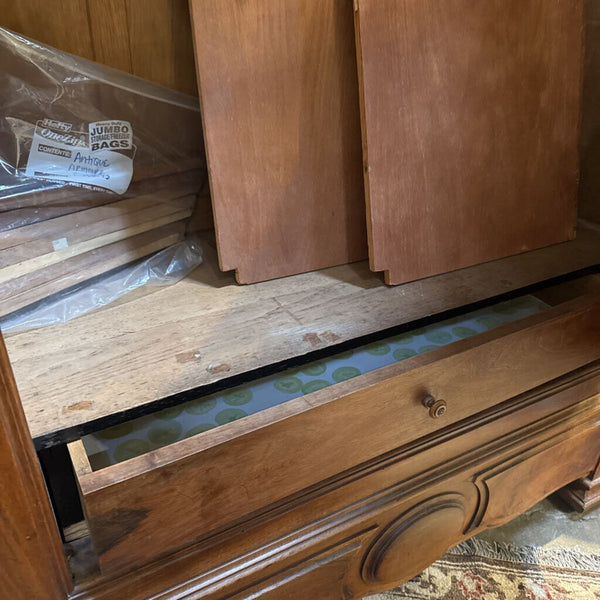 TALL FRENCH ARMOIRE 41W 21D 98T IN STORE PICK UP ONLY
