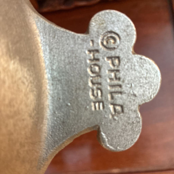 Vintage Pewter Bread Plate