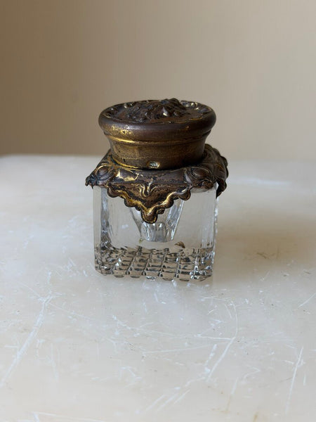 1680 Mini Antique Inkwell