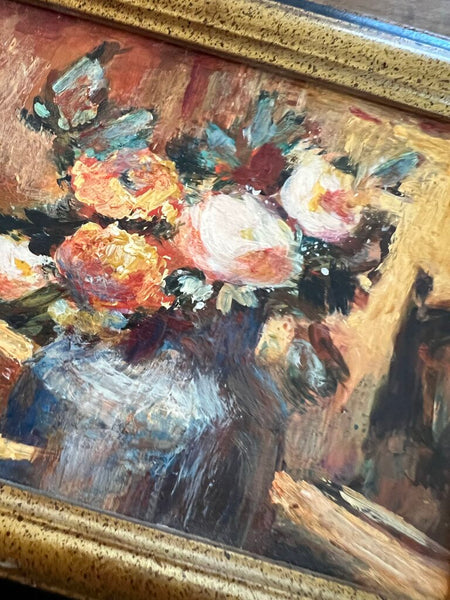 Vintage Small Signed Original Acrylic Painting