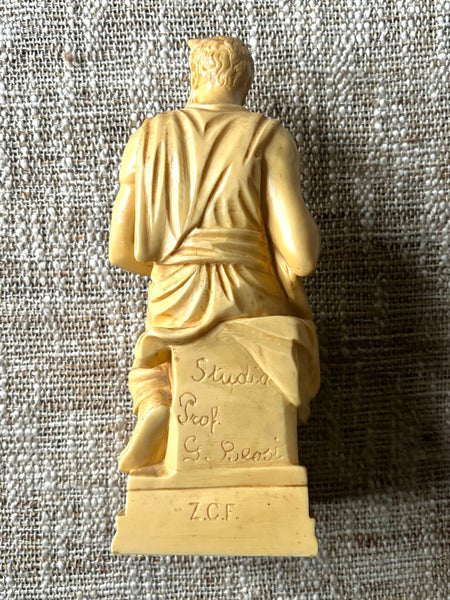 Vintage Studio Prof GIUSEPPE BESSI ZCF Statue Scultpure Horned Moses