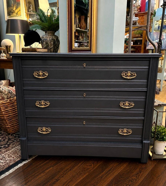 Vintage Eastlake Restyled Dresser IN STORE PICKUP ONLY 39" X 32" X 17"