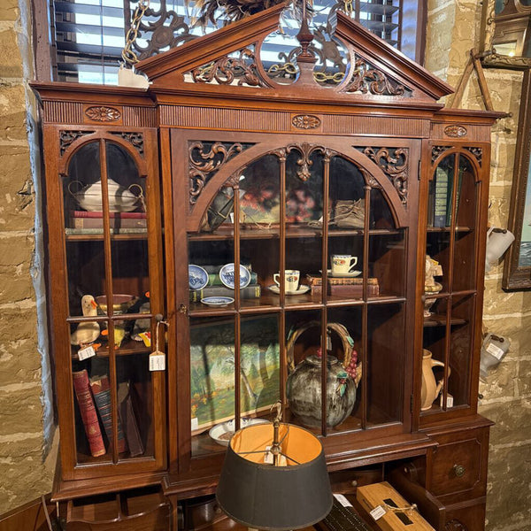 Carved Breakfront. 80tall x 46wide x 14deep