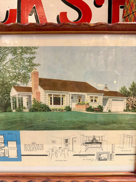 JFV ~ Vintage framed house plan