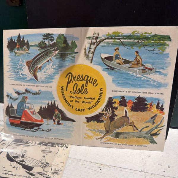 JFV ~ Vintage Preque Isle Wisconsin brochure 1971