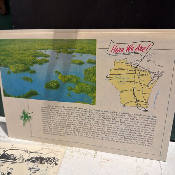 JFV ~ Vintage Preque Isle Wisconsin brochure 1971
