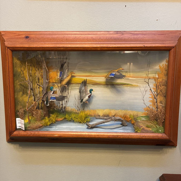 Vintage RG Rodell Sporting Art Diorama 22.5" x x 14.5" x 4"