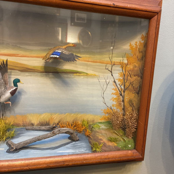 Vintage RG Rodell Sporting Art Diorama 22.5" x x 14.5" x 4"