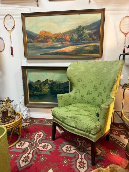 Sage Green Arm Chair Pick Up Only W2304