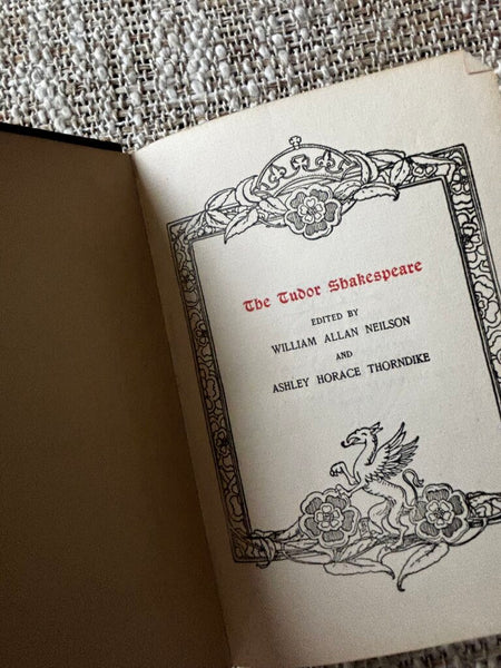 The Tudor Shakespeare Henry IV Part 1 1925