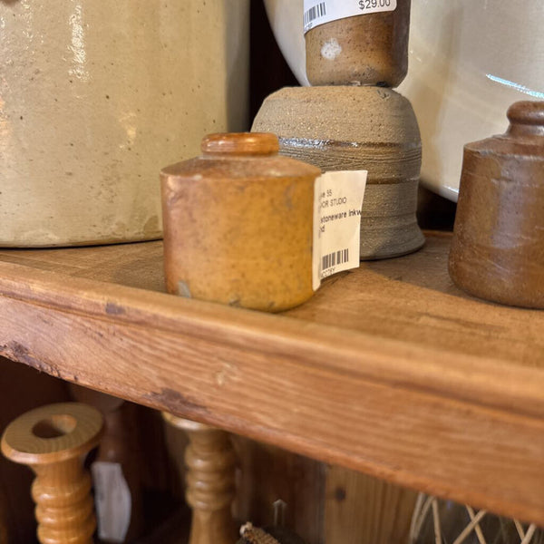 Small stoneware inkwell from England