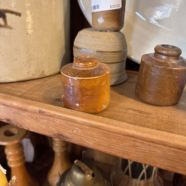 Small stoneware inkwell from England