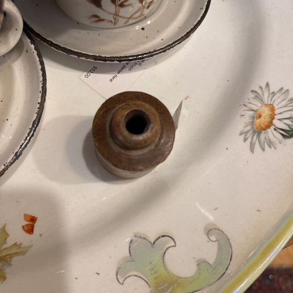 Small stoneware inkwell from England