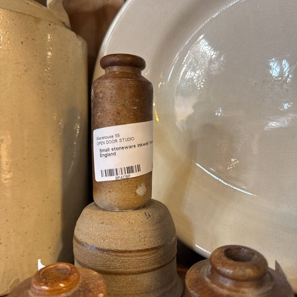 Small stoneware inkwell from England