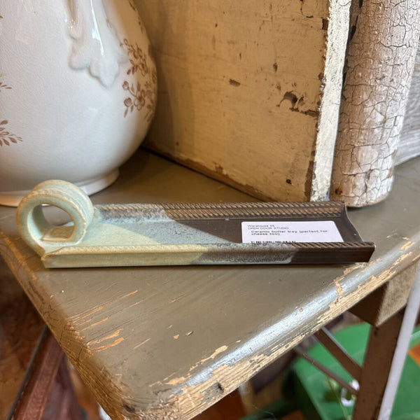 Ceramic butter tray (perfect for cheese too)