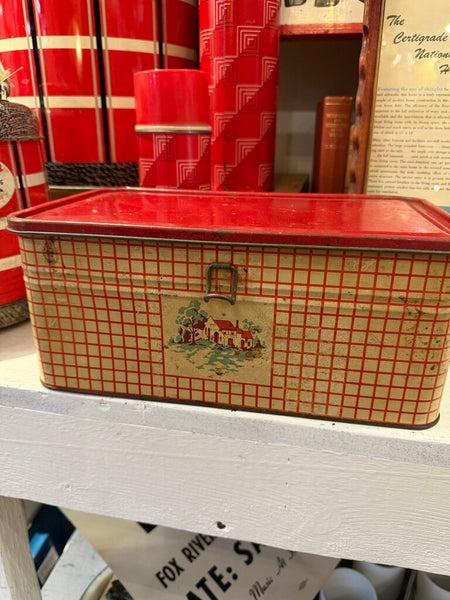 JFV ~ Vintage Biscuit ~ Cookie tin